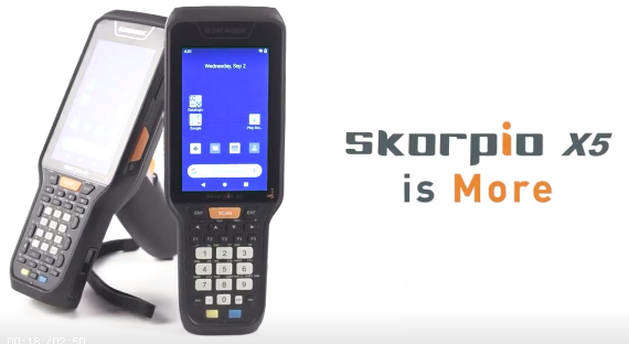 重磅來襲|Skorpio X5移動終端 - 增強(qiáng)可追溯性，提高生產(chǎn)力！